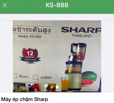 Máy ép chậm Sharp