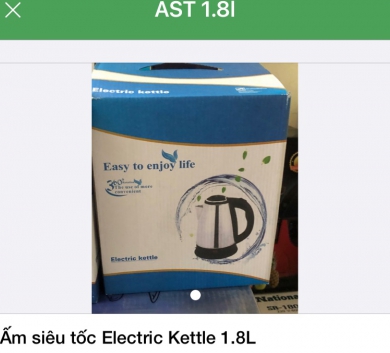 Ấm siêu tốc Electric Kettle 1.8L