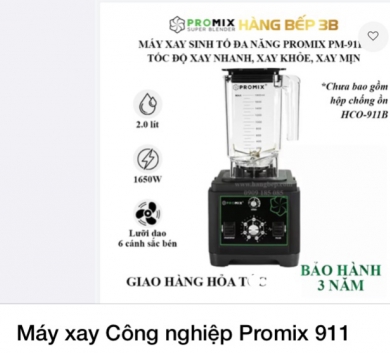 Máy xay Công nghiệp Promix 911