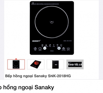Bếp hồng ngoại Sanaky SNK-2018HG