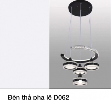 Đèn thả pha lê D062