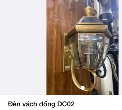 Đèn vách đồng DC02