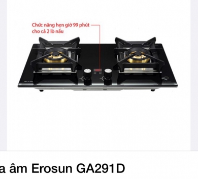 Bếp ga âm Erosun GA291D