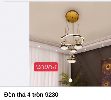 Đèn thả 4 tròn 9230