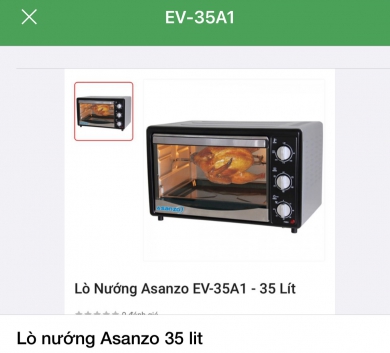 Lò nướng Asanzo 35 lit
