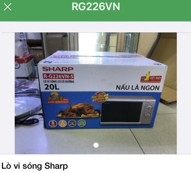 Lò vi sóng Sharp  RG226VN 