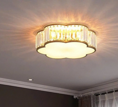 ĐÈN MÂM HÌNH BÔNG HOA 2401