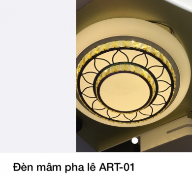 Đèn mâm pha lê ART-01