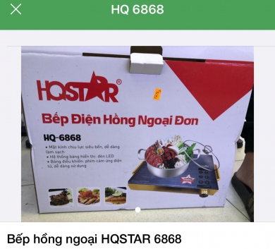 Bếp hồng ngoại HQSTAR 6868
