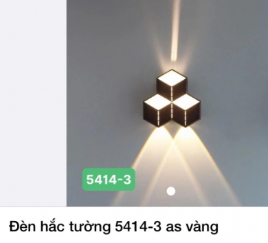 Đèn hắc tường 5414-3 as vàng