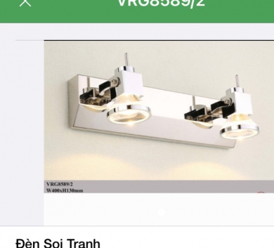 Đèn Soi Tranh VRG8589/2 