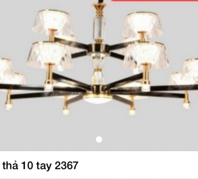 Đèn thả 10 tay 2367