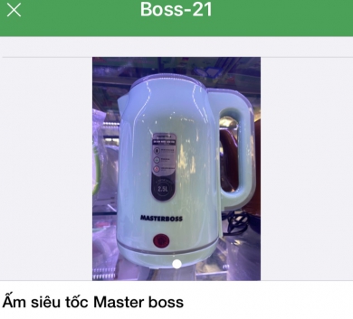 Ấm siêu tốc Master boss