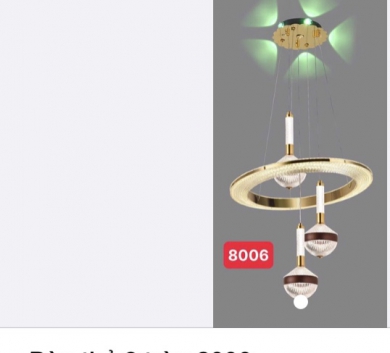 Đèn thả 3 tròn 8006