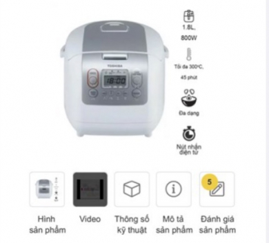 Nồi cơm điện tử Toshiba