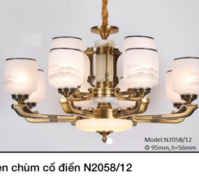 Đèn chùm cổ điển N2058/12
