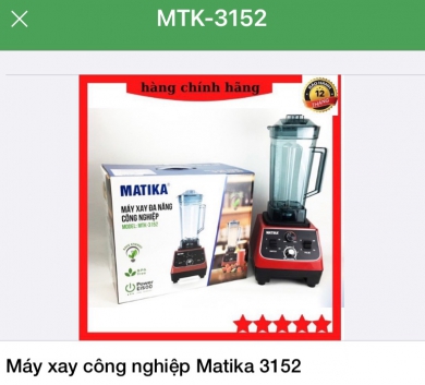 Máy xay công nghiệp Matika 3152