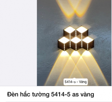 Đèn hắc tường 5414-5 as vàng