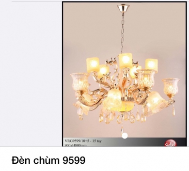 Đèn chùm 9599