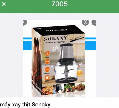Máy xay thịt Sonaky