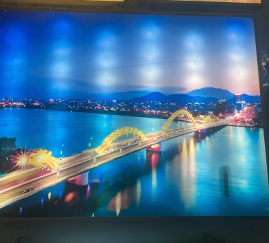 Đèn tranh cầu Rồng PC02