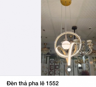Đèn thả pha lê 1552