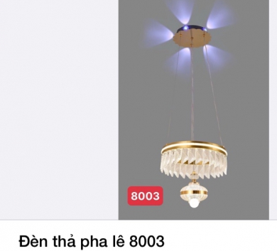 Đèn thả pha lê 8003