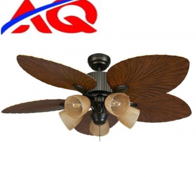 Quạt trần lá cọ không đèn VIFA 77