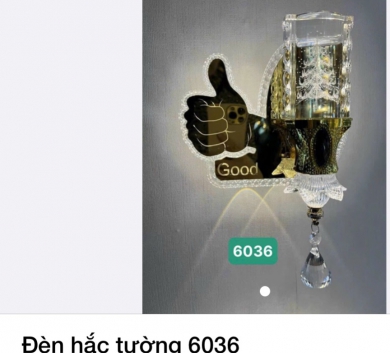 Đèn hắc tường 6036