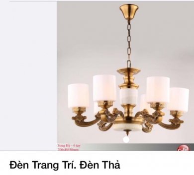 Đèn Trang Trí  700xH650mm