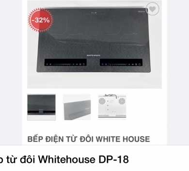 Bếp từ đôi Whitehouse DP-18