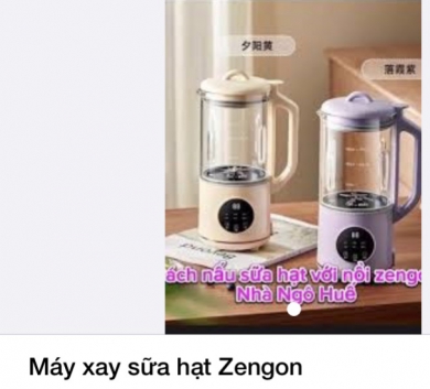 Máy xay sữa hạt Zengon