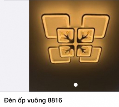 Đèn ốp vuông 8816