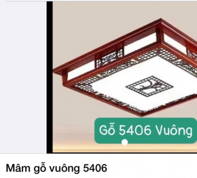 Mâm gỗ vuông 5406