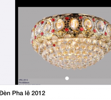 Đèn Pha lê 2012