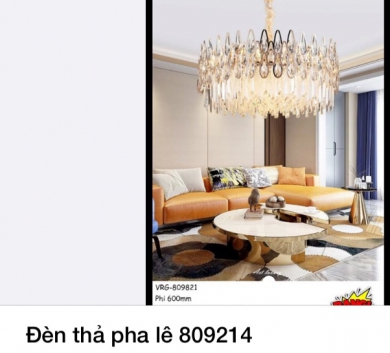 Đèn thả pha lê 809214