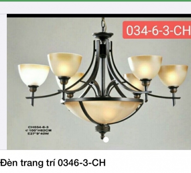 Đèn trang trí 0346-3-CH