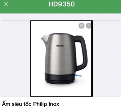 Ấm siêu tốc Philip Inox