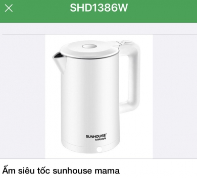 Ấm siêu tốc sunhouse mama