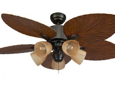 Quạt đèn hình lá 6532