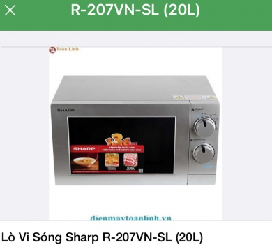 Lò Vi Sóng Sharp R-207VN-SL