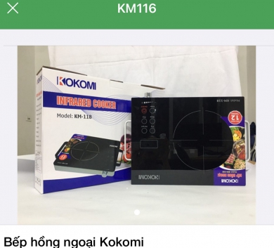 Bếp hồng ngoại Kokomi KM116 