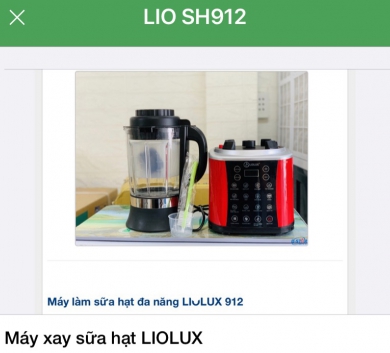 Máy xay sữa hạt LIOLUX