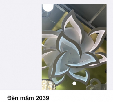 Đèn mâm 2039