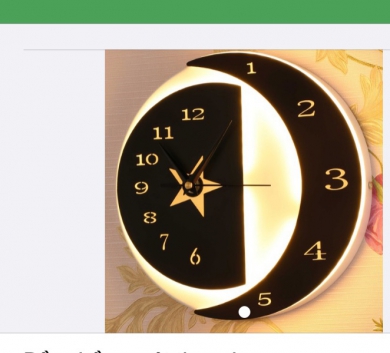 Đồng hồ nguyệt thực đen