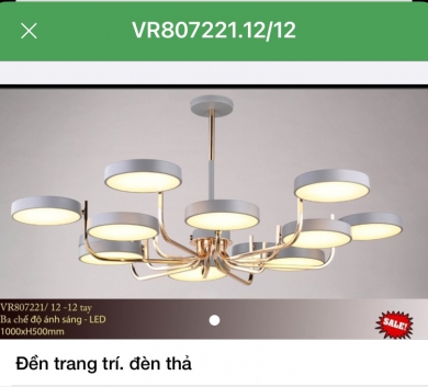ĐÈN TRANG TRÍ  VR807221.12/12 