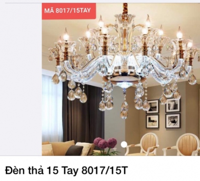 Đèn thả 15 Tay 8017/15T