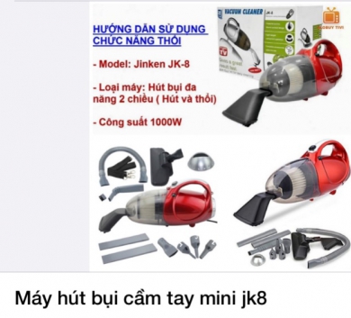 Máy hút bụi cầm tay mini jk8
