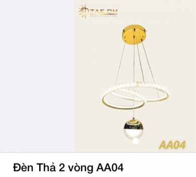 Đèn Thả 2 vòng AA04
