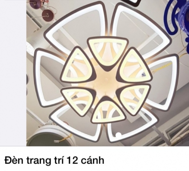 Đèn trang trí 12 cánh